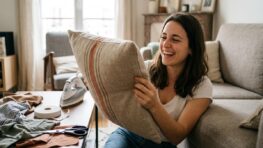 Tuxboard - « Je ne couds plus jamais mes coussins de canapé » : la méthode des décorateurs pour les refaire en 30 minutes sans machine