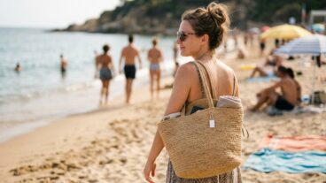Tuxboard - Ce sac de plage tressé à 4,95€ chez Action rivalise avec les modèles East-West vus chez Miu Miu
