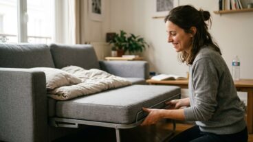 Tuxboard - Cette banquette IKEA à 208,99€ se transforme en lit d'appoint en quelques secondes pour vos invités