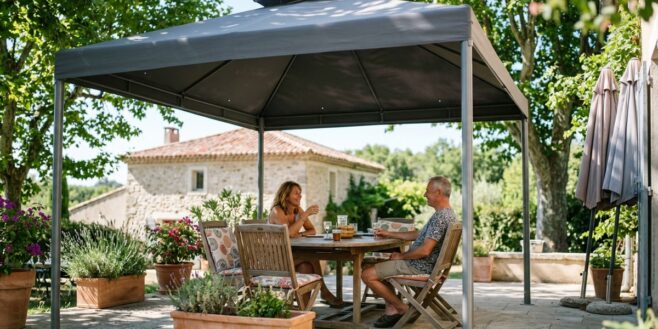 Tuxboard - Cette tonnelle XXL de 12 m² anti-UV passe à 59 € chez GiFi et remplace tous les parasols de la terrasse