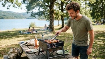 Tuxboard - Ce barbecue Lidl à 8,99€ pèse 1,54 kg et vous suivra partout cet été