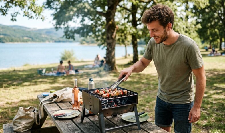 Tuxboard - Ce barbecue Lidl à 8,99€ pèse 1,54 kg et vous suivra partout cet été
